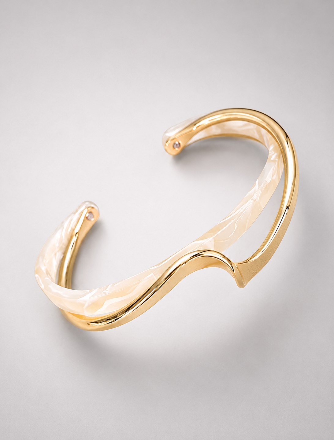 ONDA™ | Bracciale Rigido Smaltato