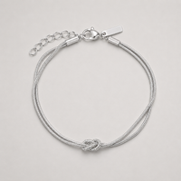 NODO ETERNO™ | Bracciale a Doppia Catena