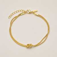 NODO ETERNO™ | Bracciale a Doppia Catena