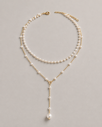 PERLA DI LUNA™ | Collana Doppia con Perle
