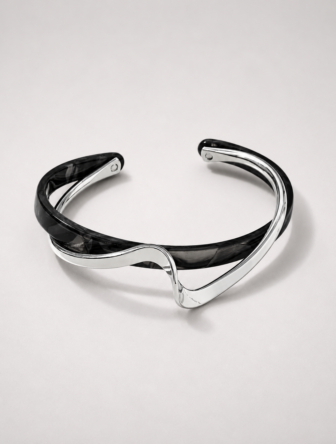 ONDA™ | Bracciale Rigido Smaltato
