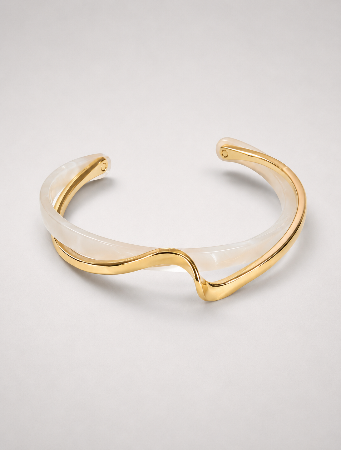 ONDA™ | Bracciale Rigido Smaltato