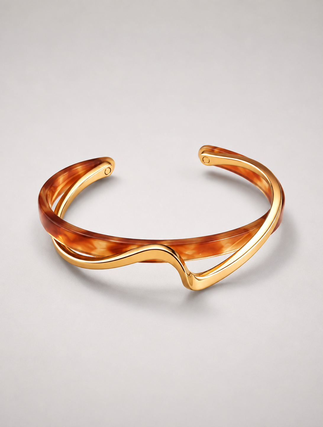 ONDA™ | Bracciale Rigido Smaltato