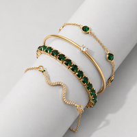 SMERALDO VERDE™ | Set 4 Bracciali