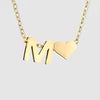 AMORE MIO™ | Collana con Iniziale