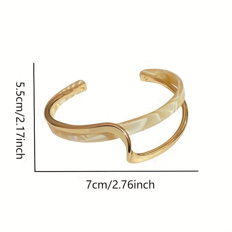 ONDA™ | Bracciale Rigido Smaltato