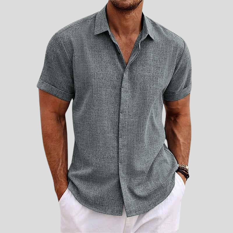 Jack Washington™ Belmont Lino išvaizdos marškiniai | elegantiški ir lengvi marškiniai, skirti šiuolaikiškam vyrui